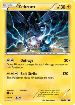 BW Black Star Promos Zekrom Pokémon card